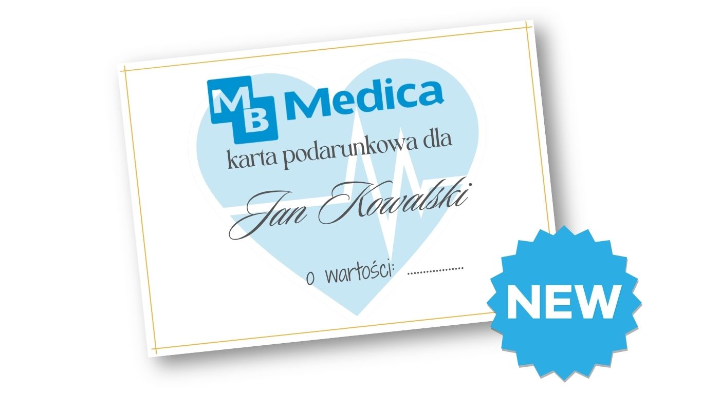Karta Podarunkowa MB MEDICA to praktyczny i wygodny pomysł na prezent dla osoby, która chce samodzielnie wybrać odpowiedni sprzęt medyczny, rehabilitacyjny lub ortopedyczny. Dzięki niej nie musisz zastanawiać się nad konkretnym modelem, rozmiarem czy wariantem produktu - obdarowana osoba może dopasować zakup do własnych potrzeb.